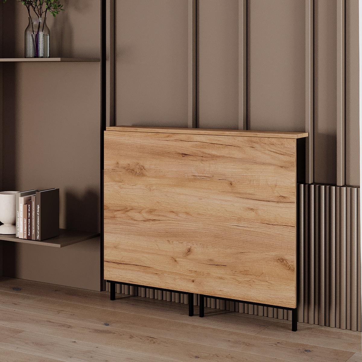 Стол-трансформер Sly 900x570x770 мм Дуб Крафт золотой/Черный (GATB24120000030) - фото 5 Стол-трансформер Sly 900x570x770 мм Дуб Крафт золотой/Черный (GATB24120000030) - фото 5