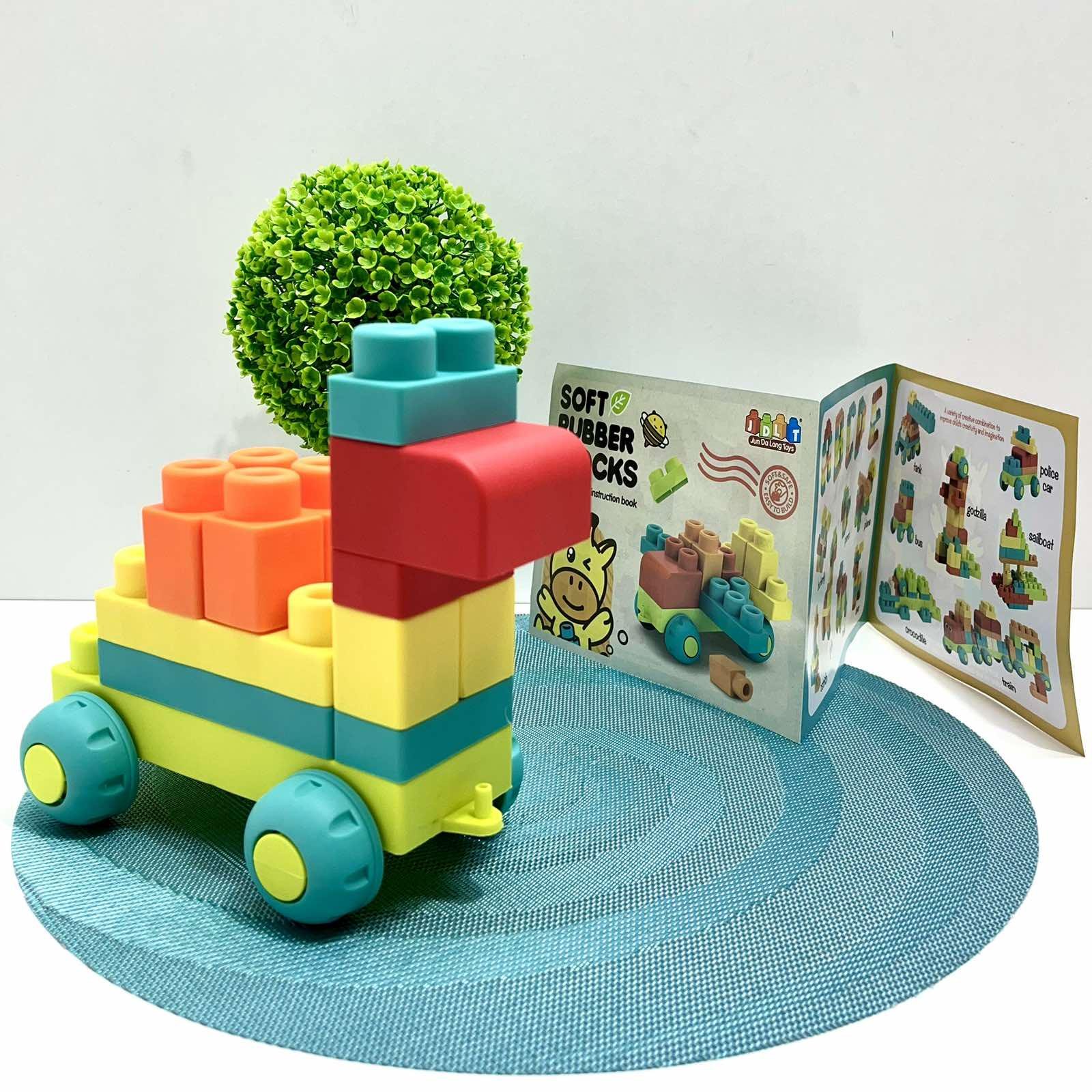 Конструктор JDLT Поезд-каталка 22 дет. (6060) - фото 7 Конструктор JDLT Поезд-каталка 22 дет. (6060) - фото 7