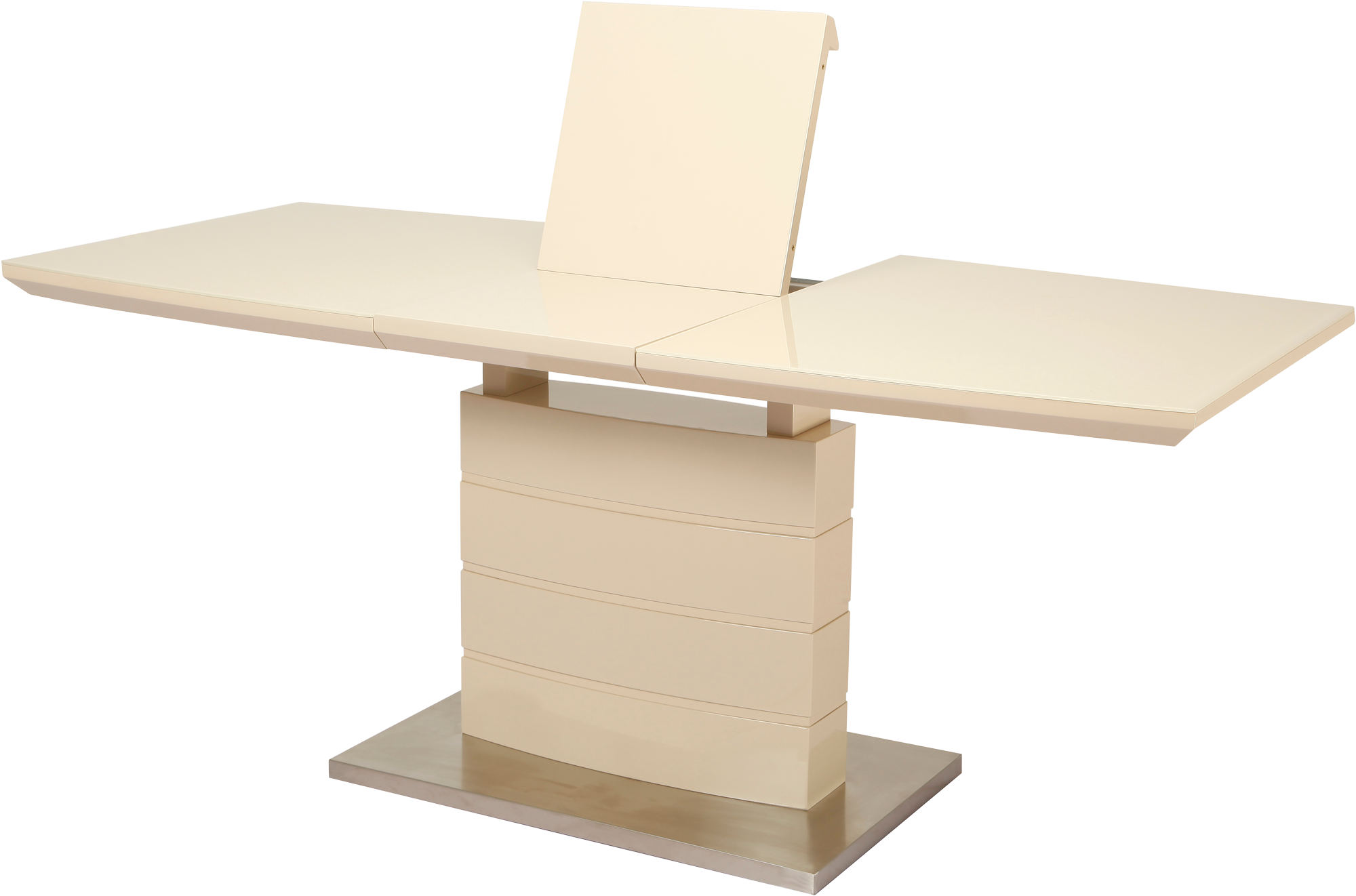 Стол обеденный раскладной GT K-6106 140-180x80x76 см Beige - фото 4 Стол обеденный раскладной GT K-6106 140-180x80x76 см Beige - фото 4