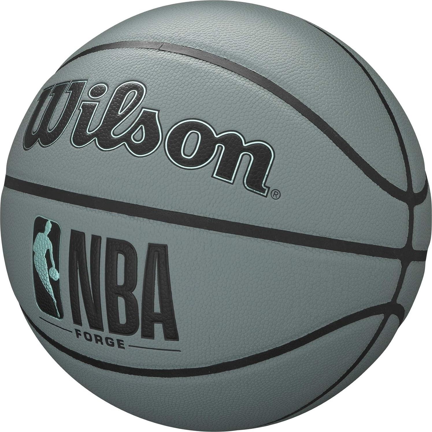 Баскетбольний м'яч Wilson NBA FORGE р. 6 Сірий (WTB8203XB06) - фото 3 Баскетбольний м'яч Wilson NBA FORGE р. 6 Сірий (WTB8203XB06) - фото 3