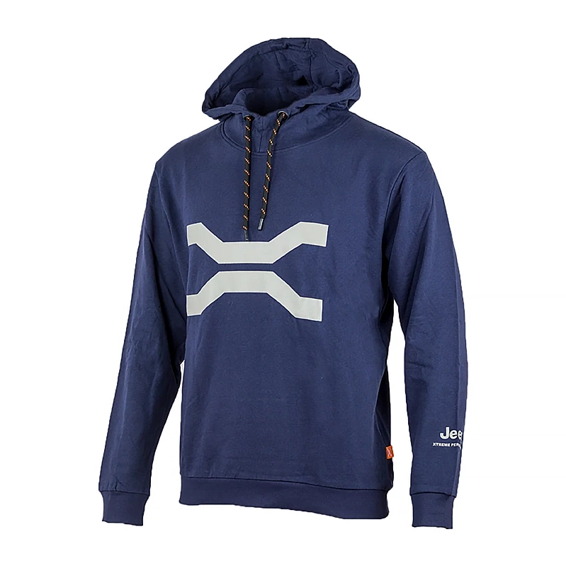 Худі чоловіче JEEP HOODED SWEATSHIRT Large Front Print JX22A M Синій (O102624-K882 M)