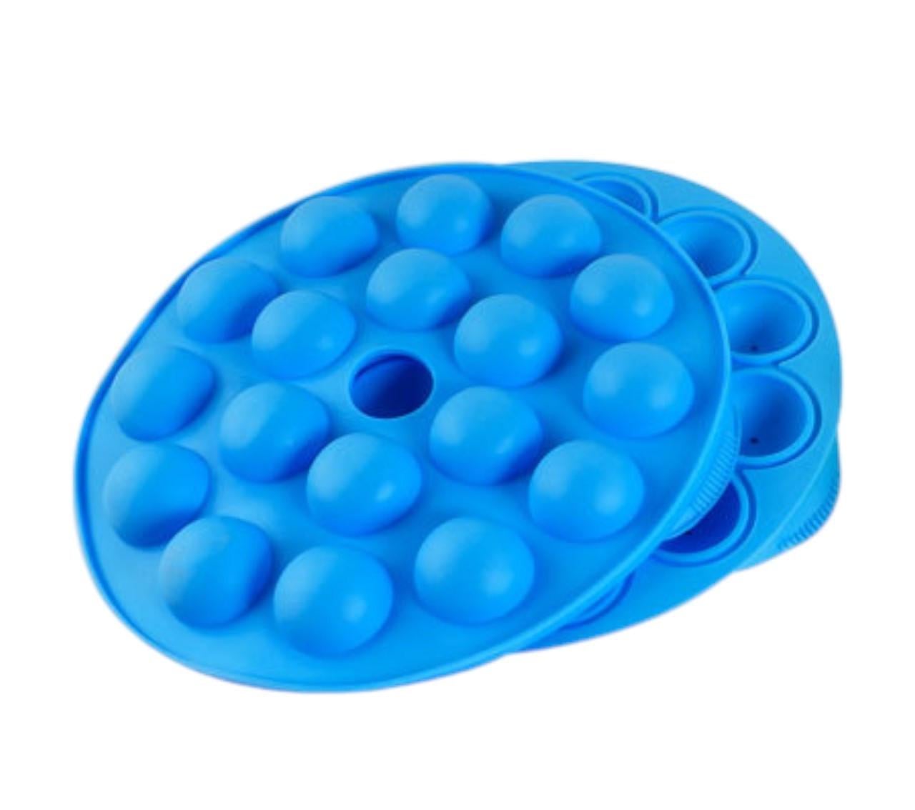 Форма силиконовая круглая 18 яч. 26,5х25 см Ø 4 см 1 шт. Голубой (ХК1826к21) Форма силиконовая круглая 18 яч. 26,5х25 см Ø 4 см 1 шт. Голубой (ХК1826к21)