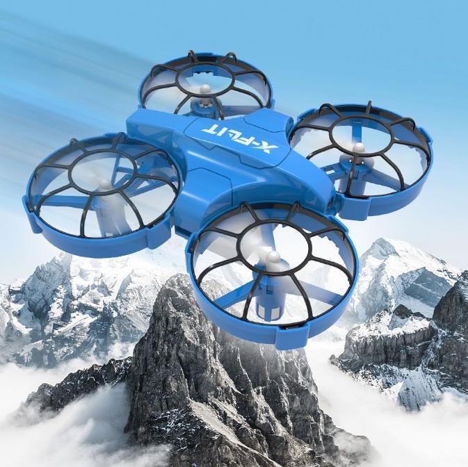 Квадрокоптер з LED і Headless Mode Блакитний (ЕДД-11-2)