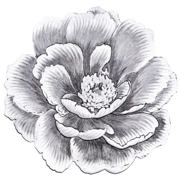 Килимок для сервірування столу Sakura 38 см Срібний - фото 1 Килимок для сервірування столу Sakura 38 см Срібний - фото 1