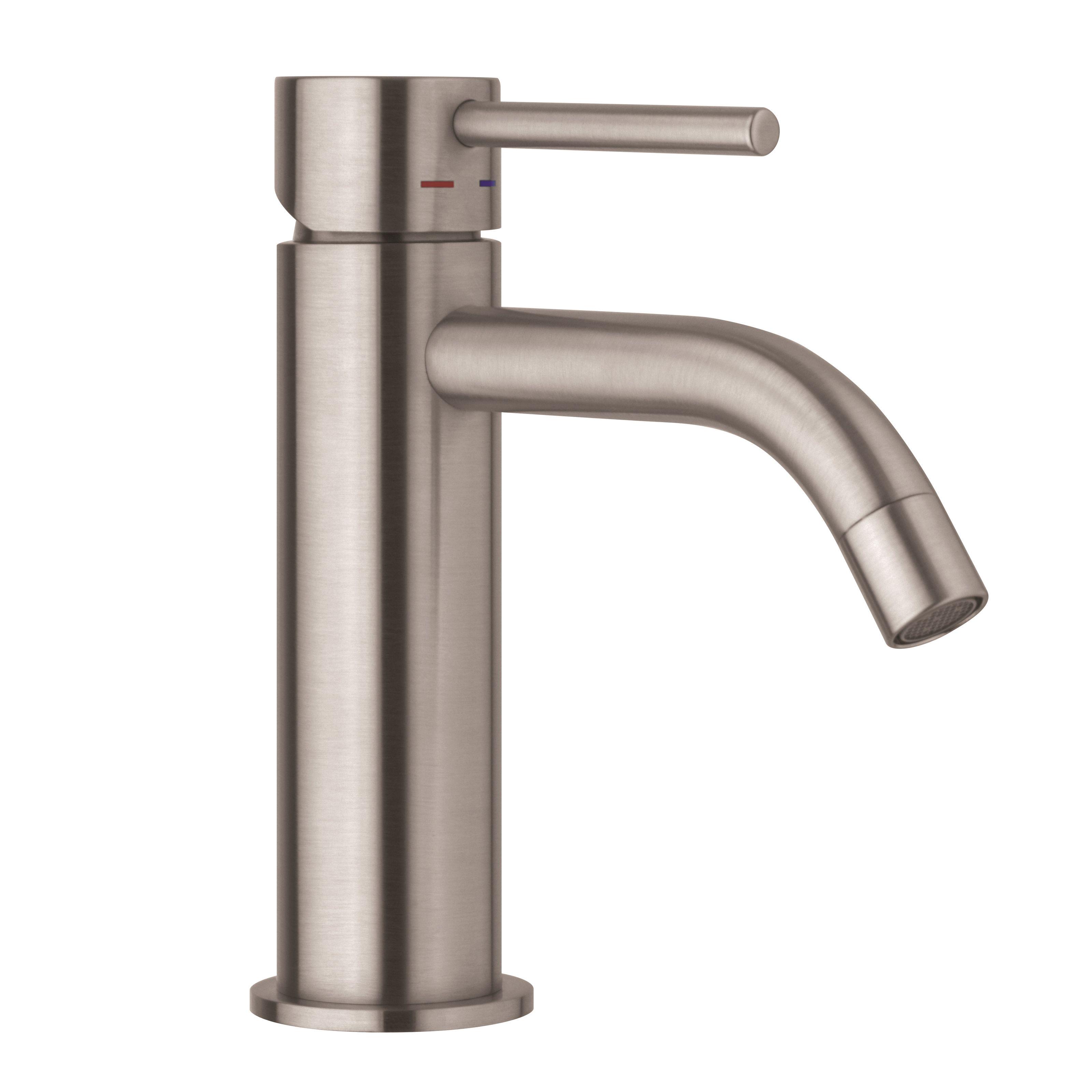 Смеситель для умывальника Paffoni Light LIG075ST однорычажный Сатин (143482)