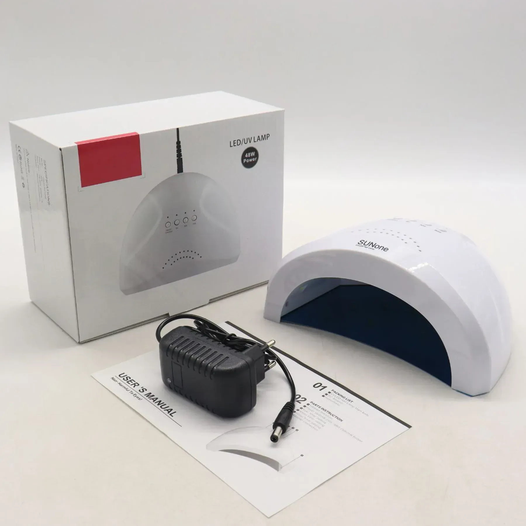 Лампа для маникюра SUN ONE UV/LED 48 Вт Белый (25422037) - фото 11 Лампа для маникюра SUN ONE UV/LED 48 Вт Белый (25422037) - фото 11