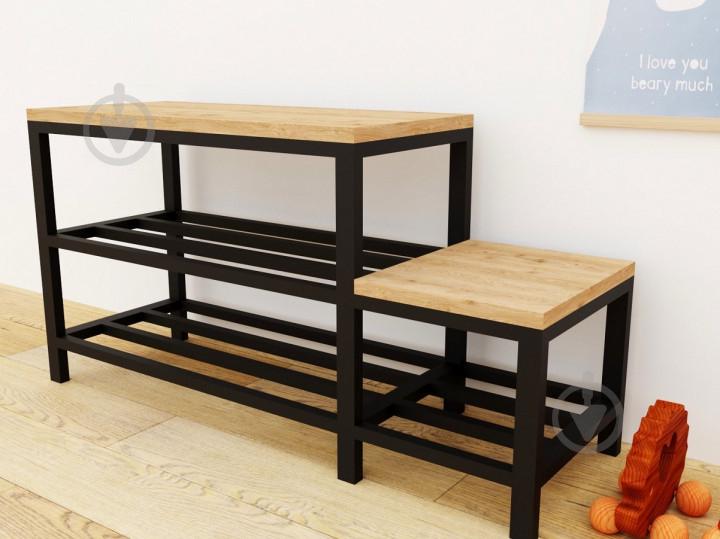 Банкетка GoodsMetall в стиле Лофт 1700х500х350 мм Клаус