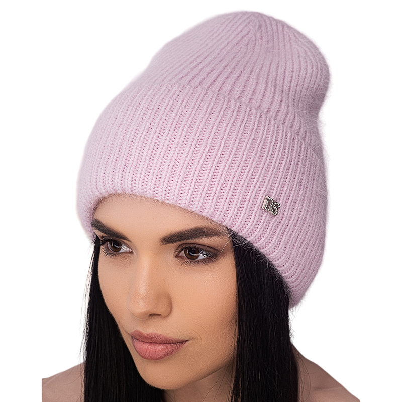 Шапка ангорова жіноча Leks Конфетті one size Лотос - фото 1