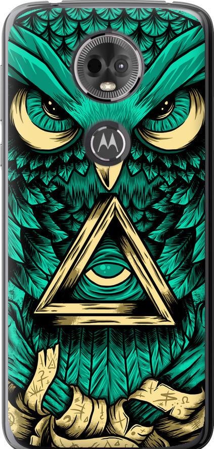 Чехол на Motorola Moto E5 Plus Сова Арт-тату (3971u-1412-42517)