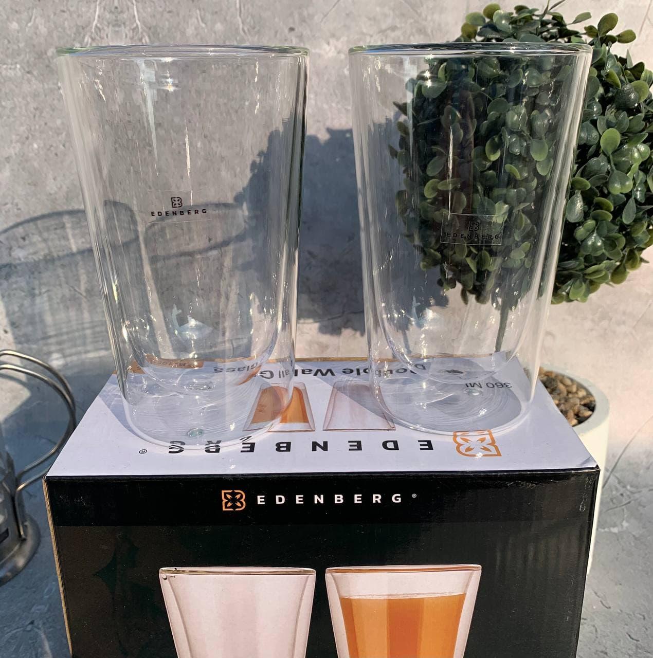Набір склянок Edenberg із подвійними стінками 2 шт. 360 мл (EB-19515) - фото 4