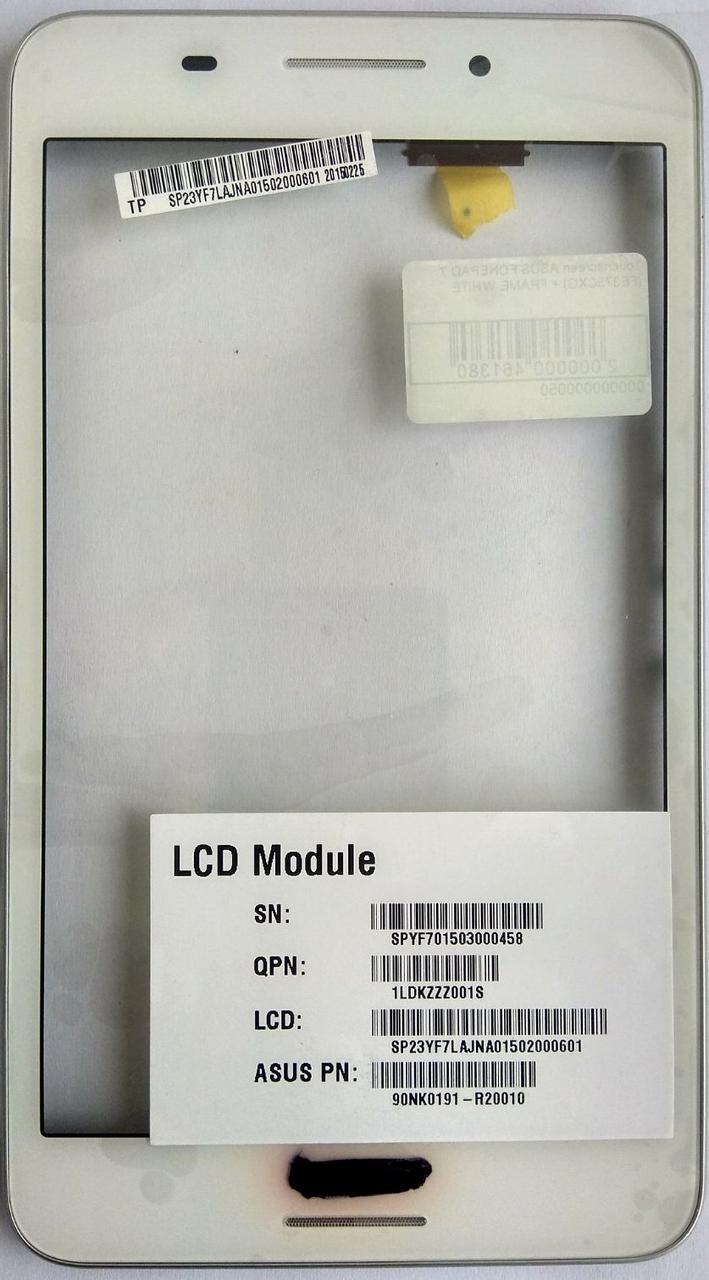 Сенсор для планшета Asus Fonepad 7 с рамкой Белый (FE375CXG)