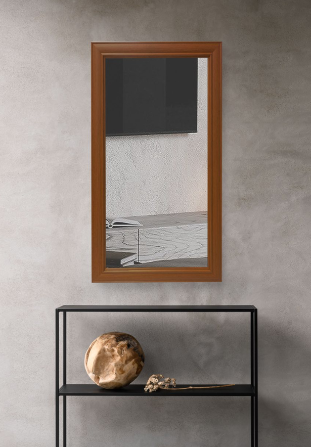Дзеркало в рамі CRYSTAL GLASS 2260 1350х650 мм Лісовий горіх (С3696)