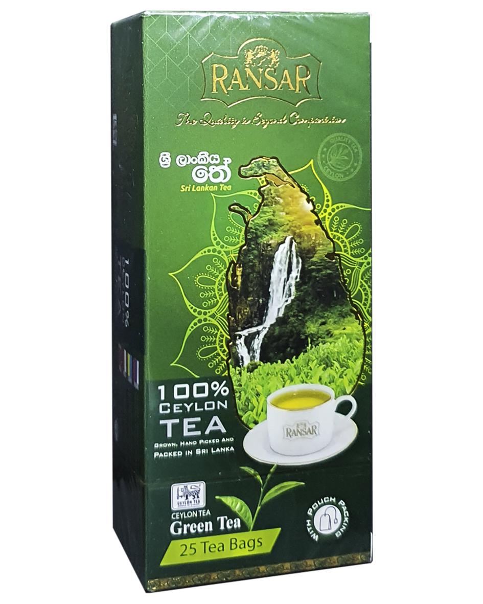 Чай зелений Ransar Green Tea в пакетиках 25 шт. 2 г (56078)