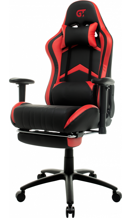 Кресло геймерское с подножкой для ног GT Racer X-2534-F Красный Кресло геймерское с подножкой для ног GT Racer X-2534-F Красный