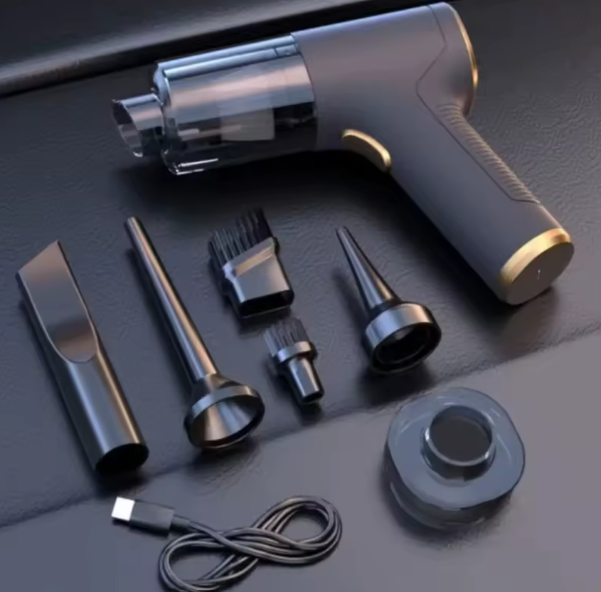 Автопылесос Suitu ST-6685Pro с Type-C 12000Па 100W 3600 мАч беспроводной аккумуляторный Черный (2120636)