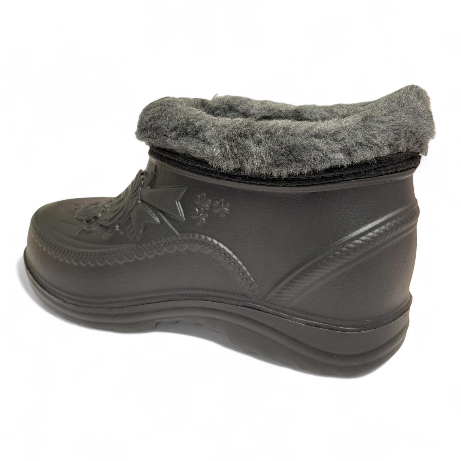 Галоши женские зимние GIPANIS GP-32 р. 39 25 см Черный (2763448923) - фото 3