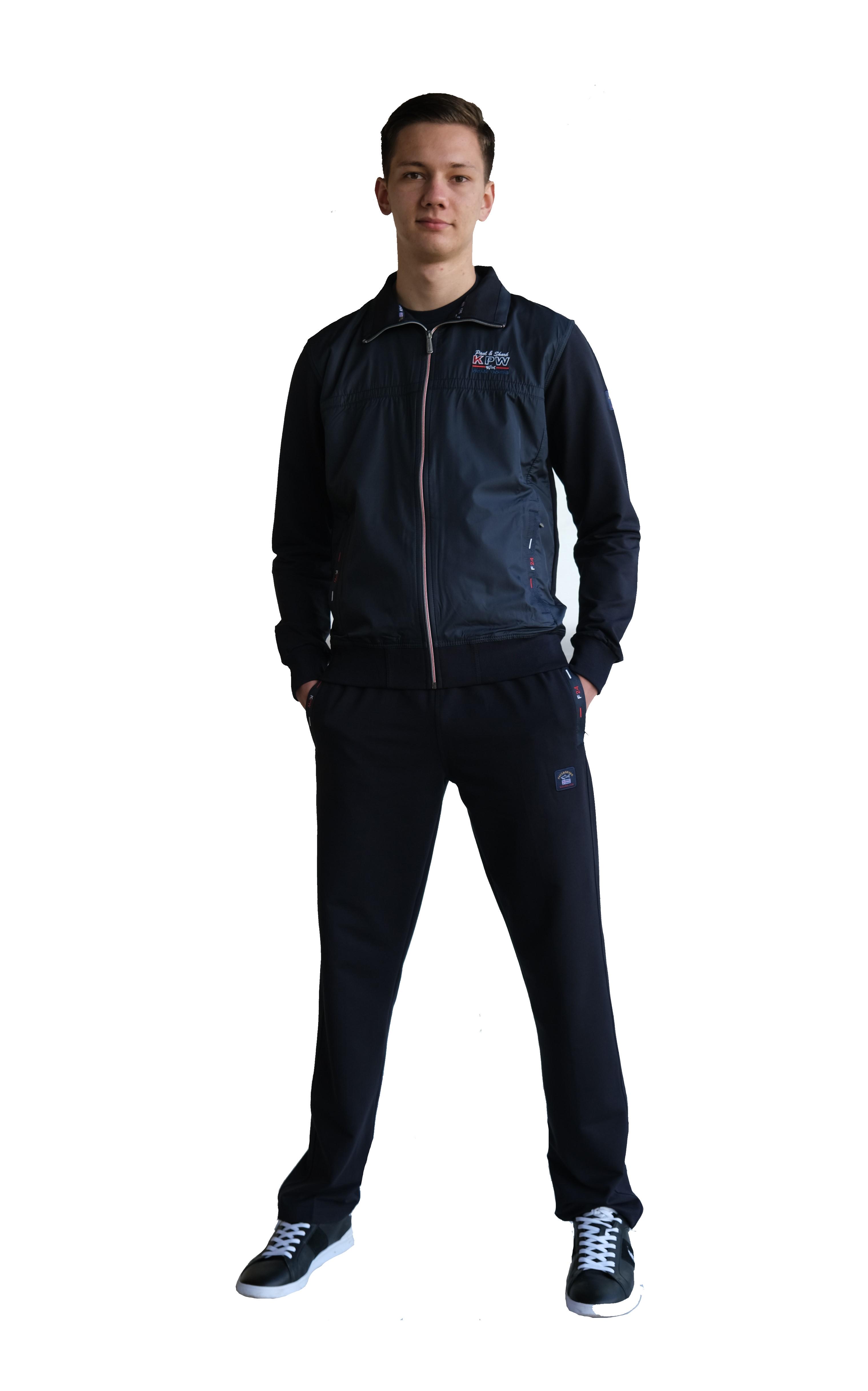 Костюм спортивный мужской Paul&Shark PS-8258 2XL р. 52-54 Navy (10495543) - фото 2