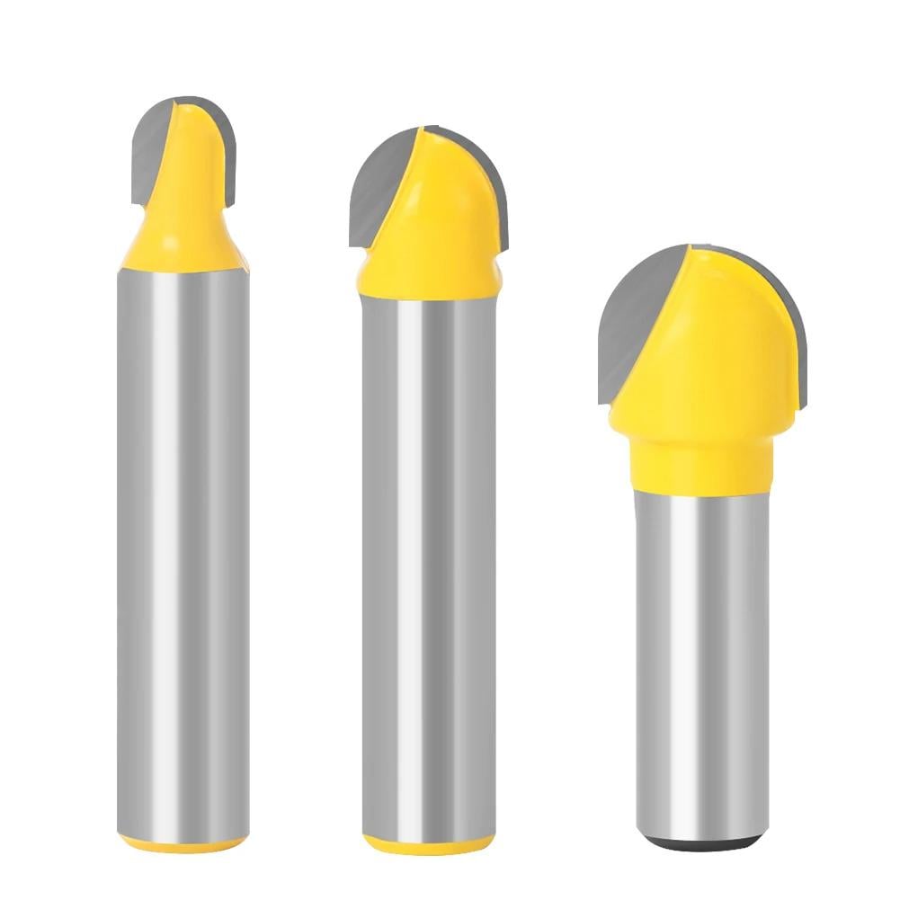 Набір двокромкових фрез по дереву JGZUI хвостовик 8 мм 3 шт. (F568)