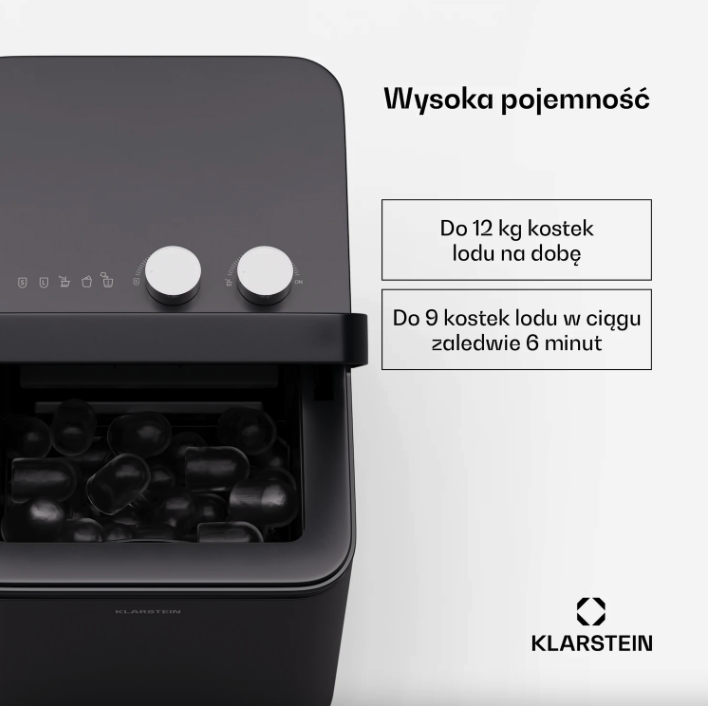 Ледогенератор бытовой для дома KLARSTEIN SparkIce 10046204 2 режима/12 кг/сутки/резервуар 1,3 л (10046189) - фото 6
