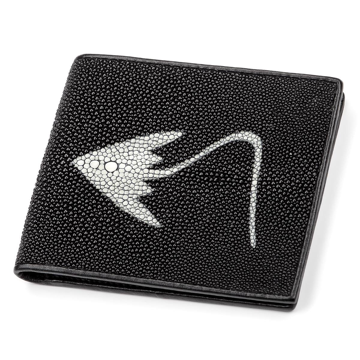 Портмоне Stingray Leather 18066 натуральная кожа Черный