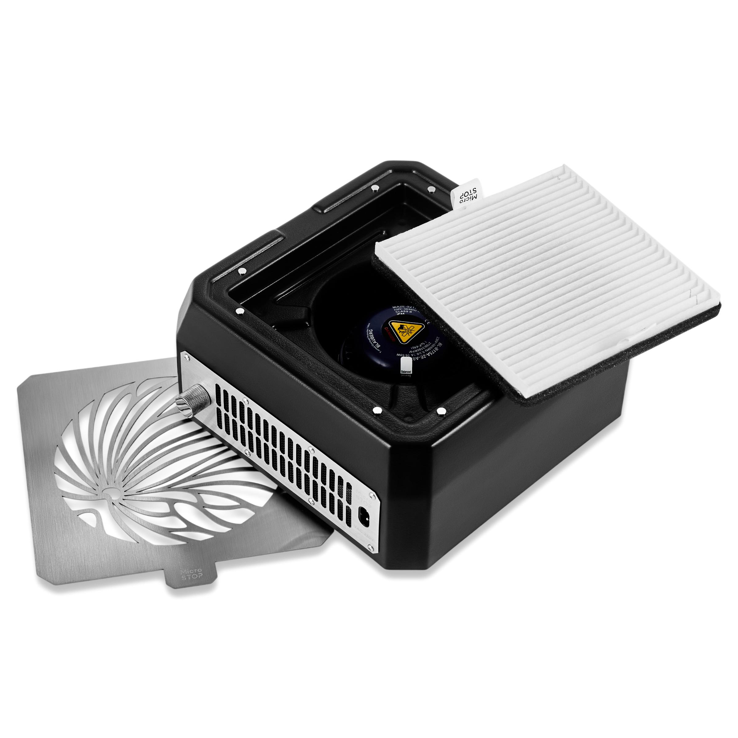 Вытяжка для маникюра Microstop Base Black - фото 2
