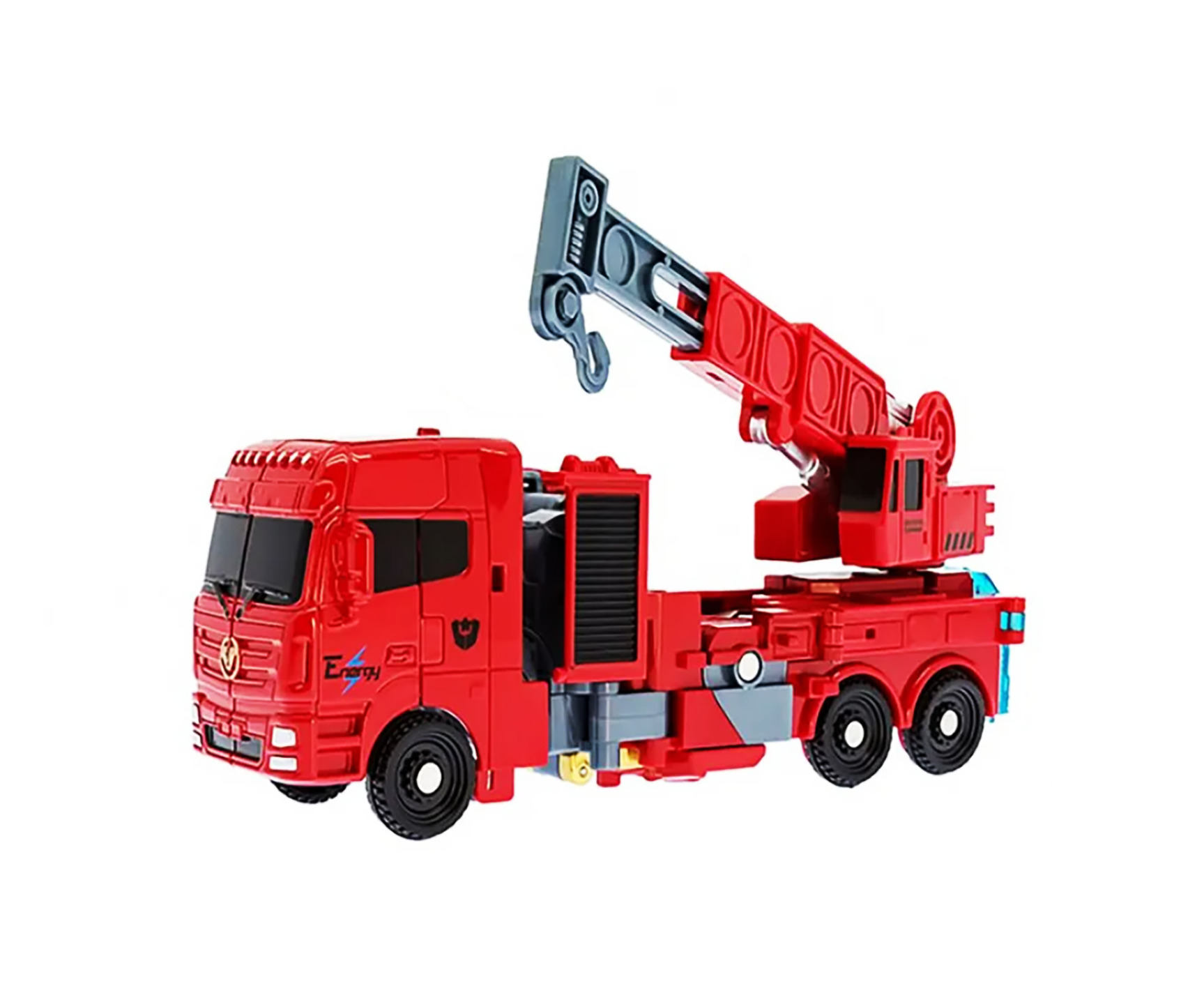 Детская игрушка-трансформер LUBO T-Warrior Deformation Crane Truck Робот-машина Красный (SUN8761)