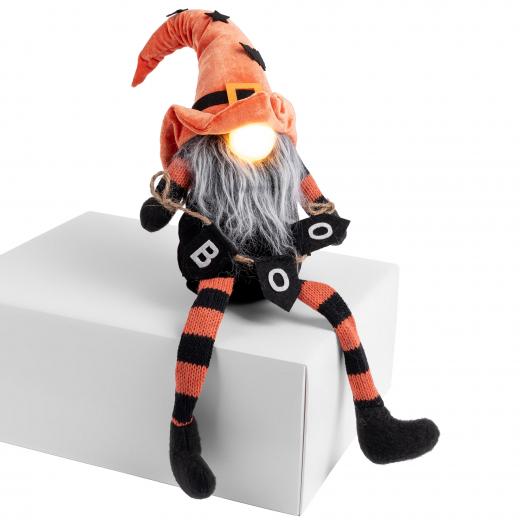 М'яка іграшка YES! Fun Halloween Гном Хлопчик зі світлодіодним носом 41 см
