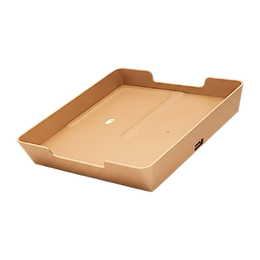 Органайзер настільний Einova Valet Tray із вбудованою бездротовою зарядкою 10W Gold (32161555) Органайзер настільний Einova Valet Tray із вбудованою бездротовою зарядкою 10W Gold (32161555)