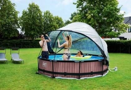 Бассейн каркасный с куполом Exit Toys 360х76 см Дерево (964698159) - фото 11 Бассейн каркасный с куполом Exit Toys 360х76 см Дерево (964698159) - фото 11