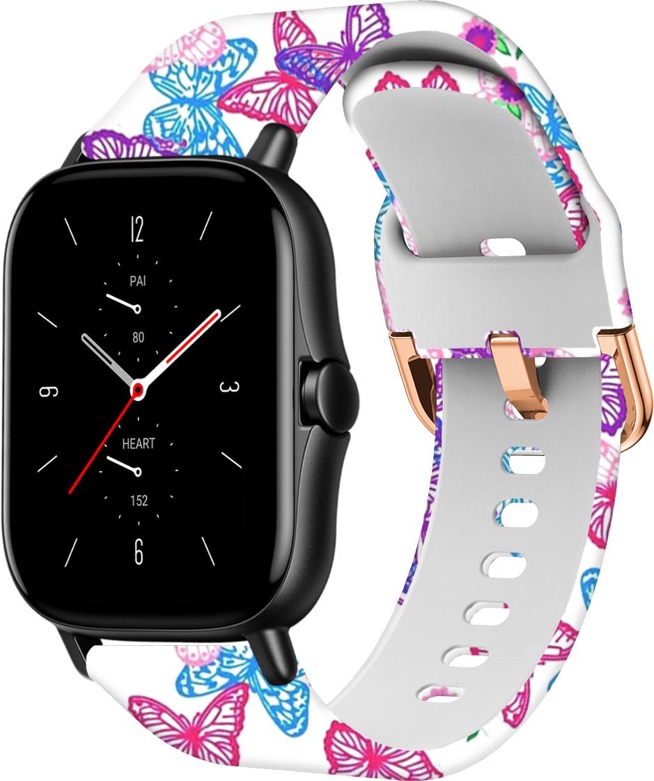 Ремешок Colorful для Amazfit GTS 2 Butterfly (28532)