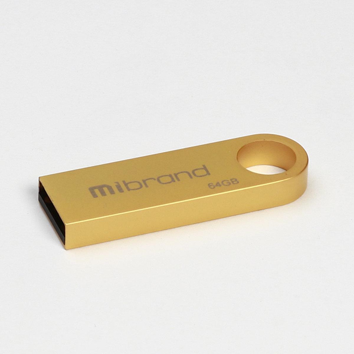 Флеш-накопитель для ноутбука Flash Mibrand USB 2.0 Puma 64Gb Gold (MI2.0/PU64U1G)