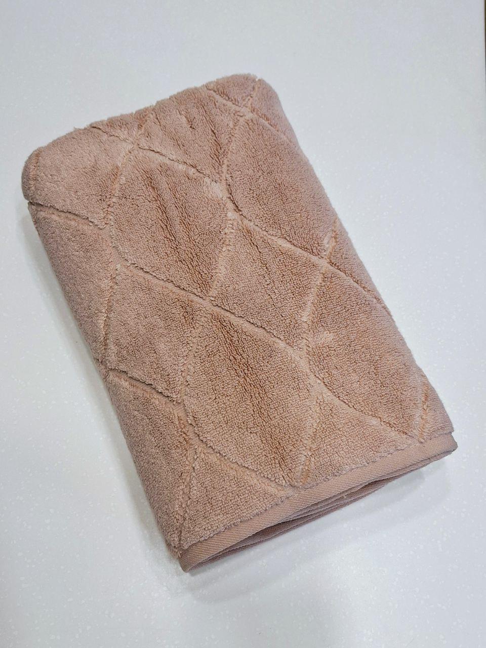 Полотенце банное махровое Cestepe Microcotton Premium 70x140 см Пудровое (1209)