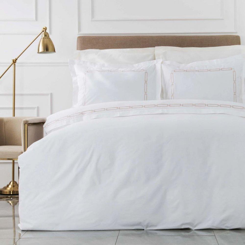Постельное белье Karaca Home White Colletion Oriane евро Белый