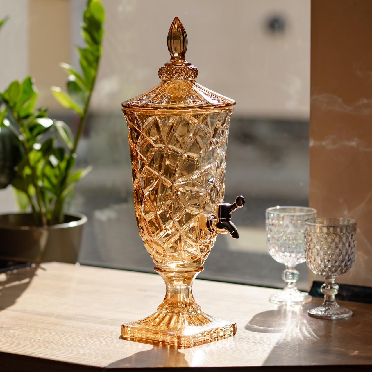 Лимонадница Amber Ice 2 л с краном (HP-19-307)