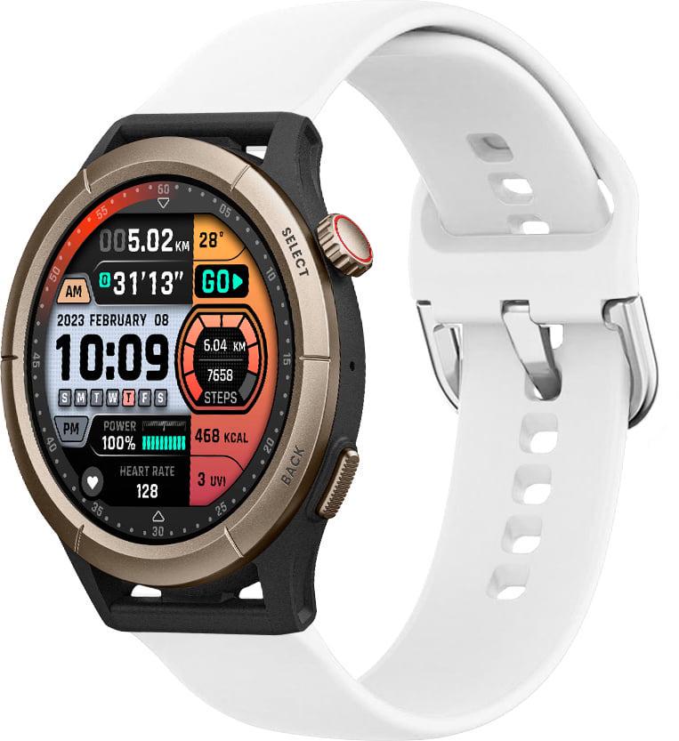 Ремешок Style для Amazfit Cheetah Round/Cheetah Pro White (38478)