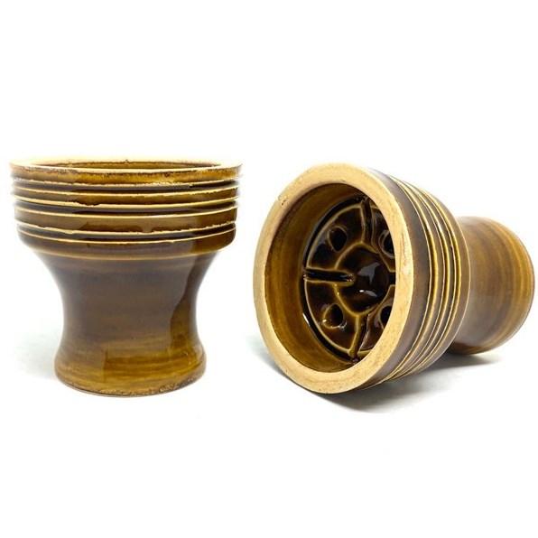Чаша для кальяна Sweet Bowls Unika Glaze Amber (8436)