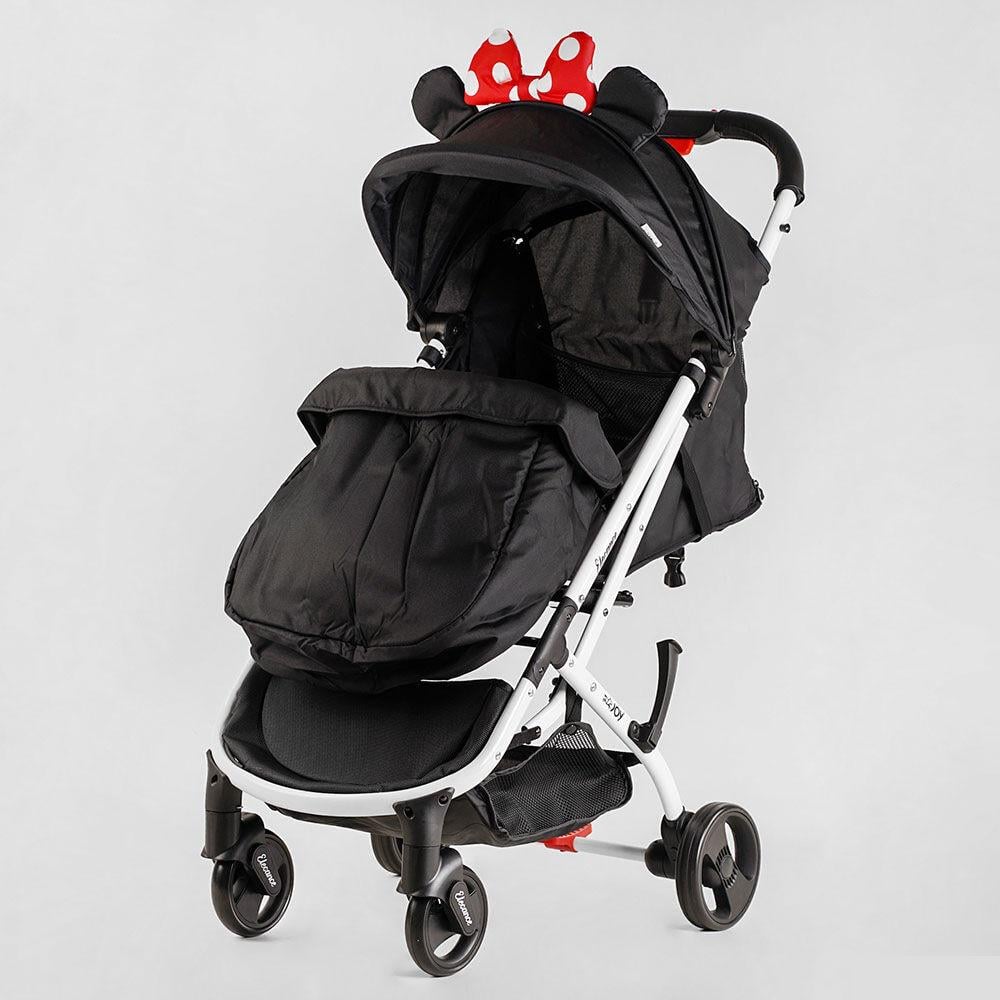 Коляска прогулочная детская Joy Elegans Черный (A-12295)