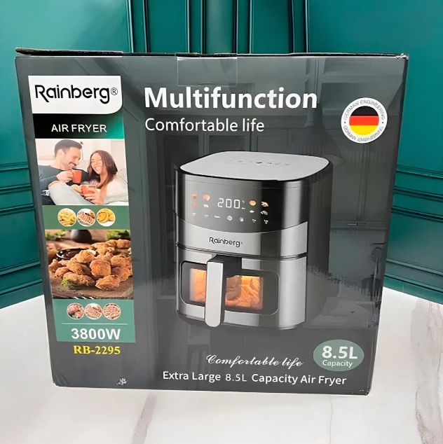 Фритюрница для приготовления электрическая Rainberg без масла 3800 Вт 8,5 л - фото 8 Фритюрница для приготовления электрическая Rainberg без масла 3800 Вт 8,5 л - фото 8