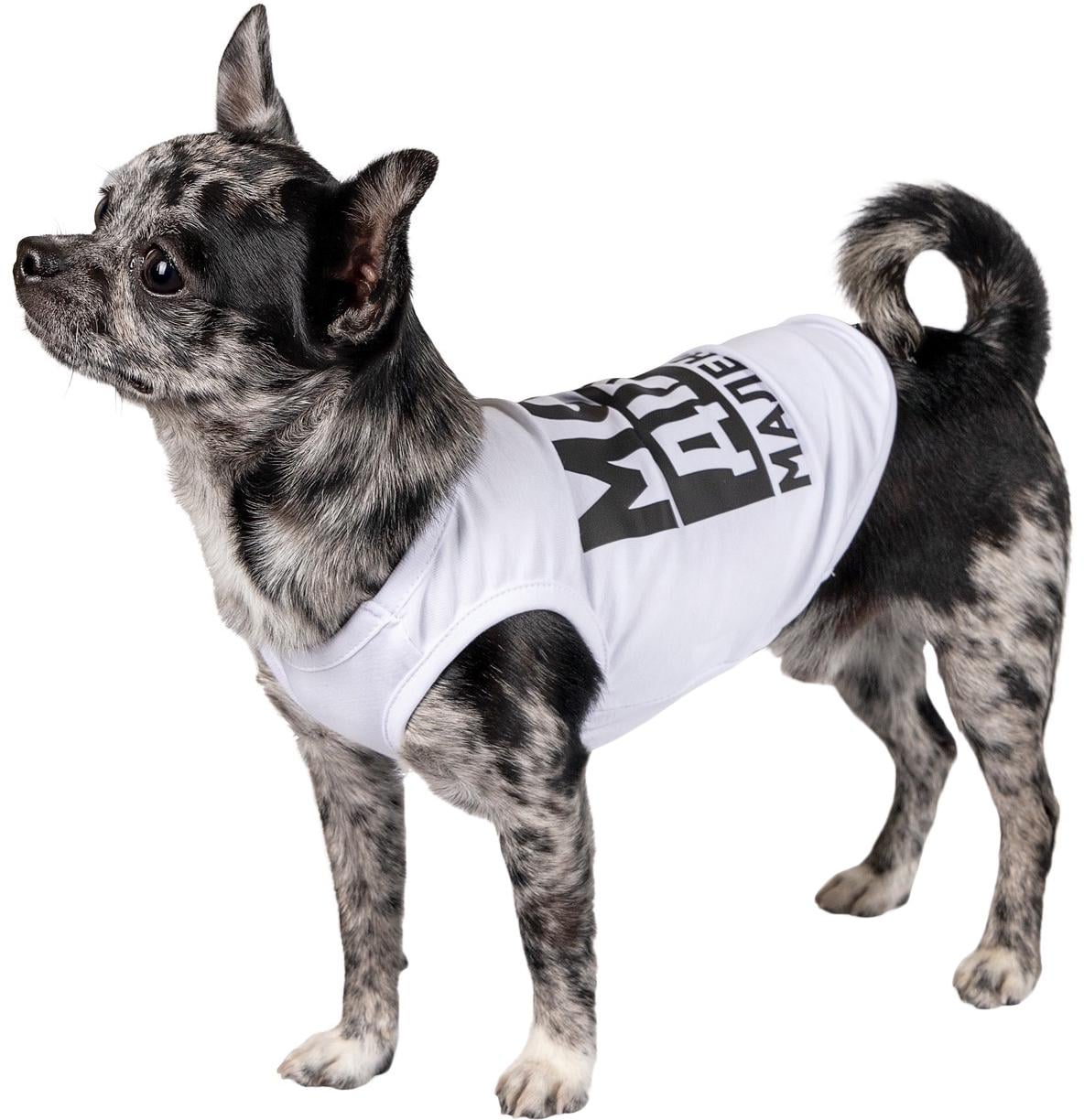 Борцовка для собак Pet Fashion "Моє діло маленьке" S Белый (4823082418022)