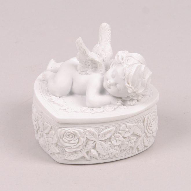 Шкатулка Flora Ангел Белый (34544)