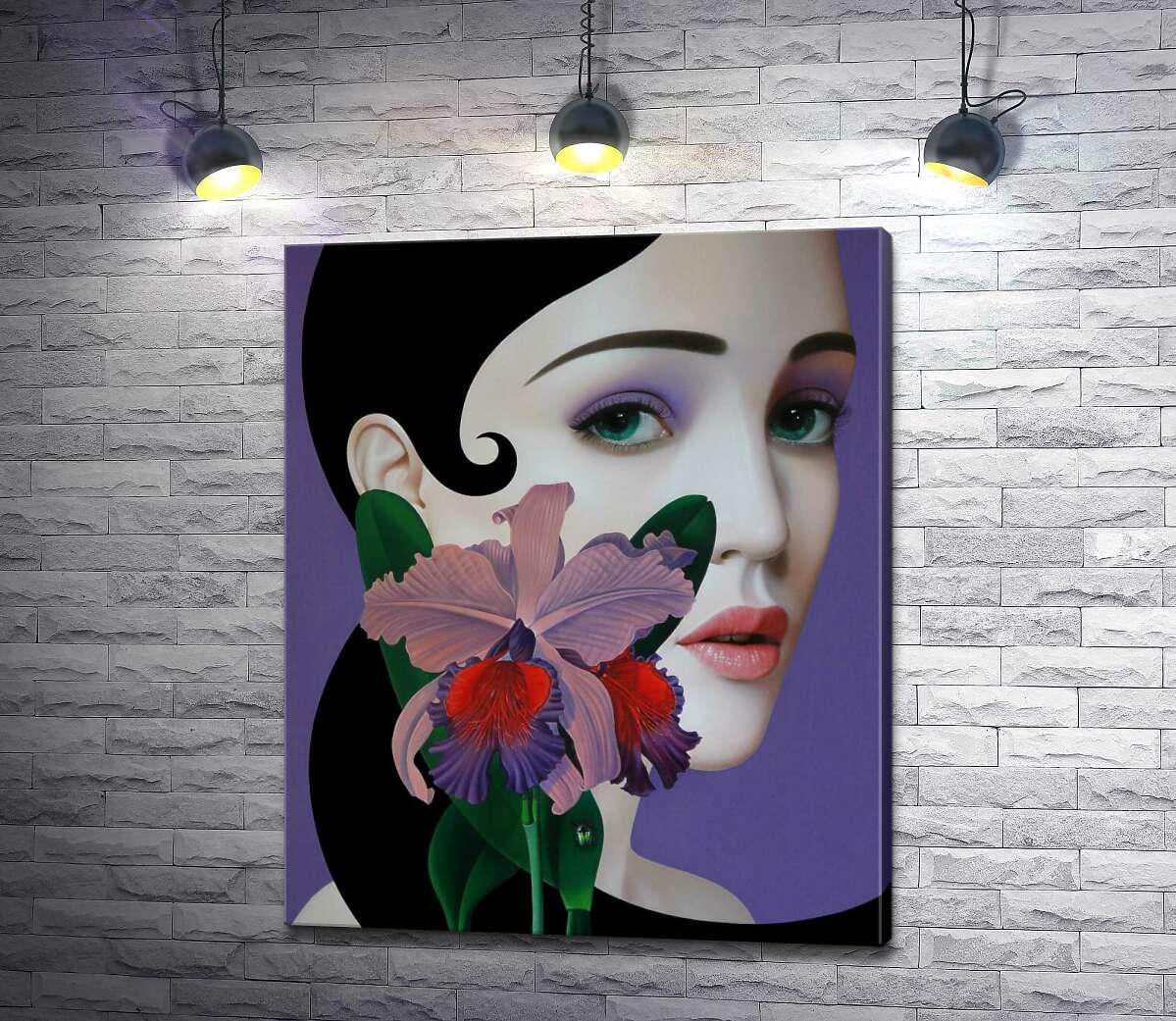 Картина ArtPoster Орхидея Магнолия (Orchid Magnolia) - Слава Фокк (Slava Fokk) 82x100 см Модуль №1 (003562)