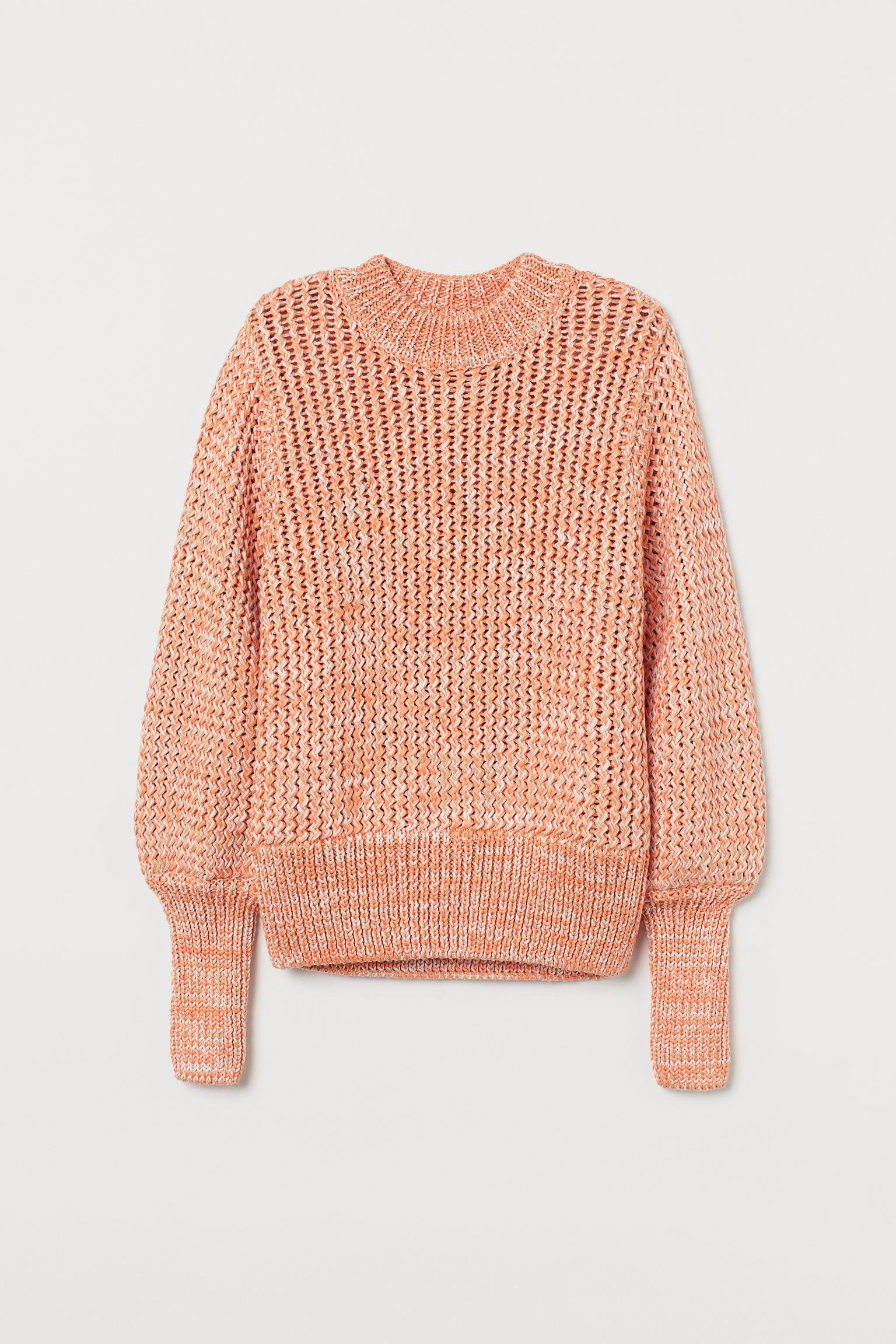 Джемпер H&M XS Светло-оранжевый (7058374441)