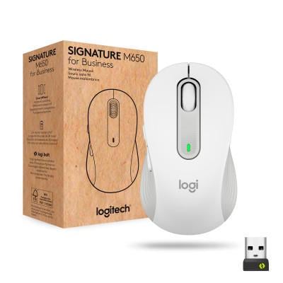 Комп'ютерна мишка Logitech Signature M650 L Wireless Mouse Off-White (910-006349)