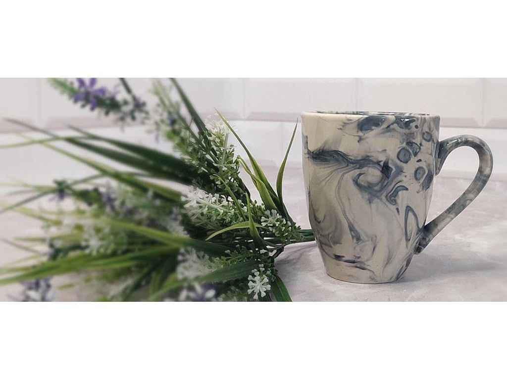 Чашка Славянск Кристалл радуга 400 мл Изумрудный малахит (1087001)