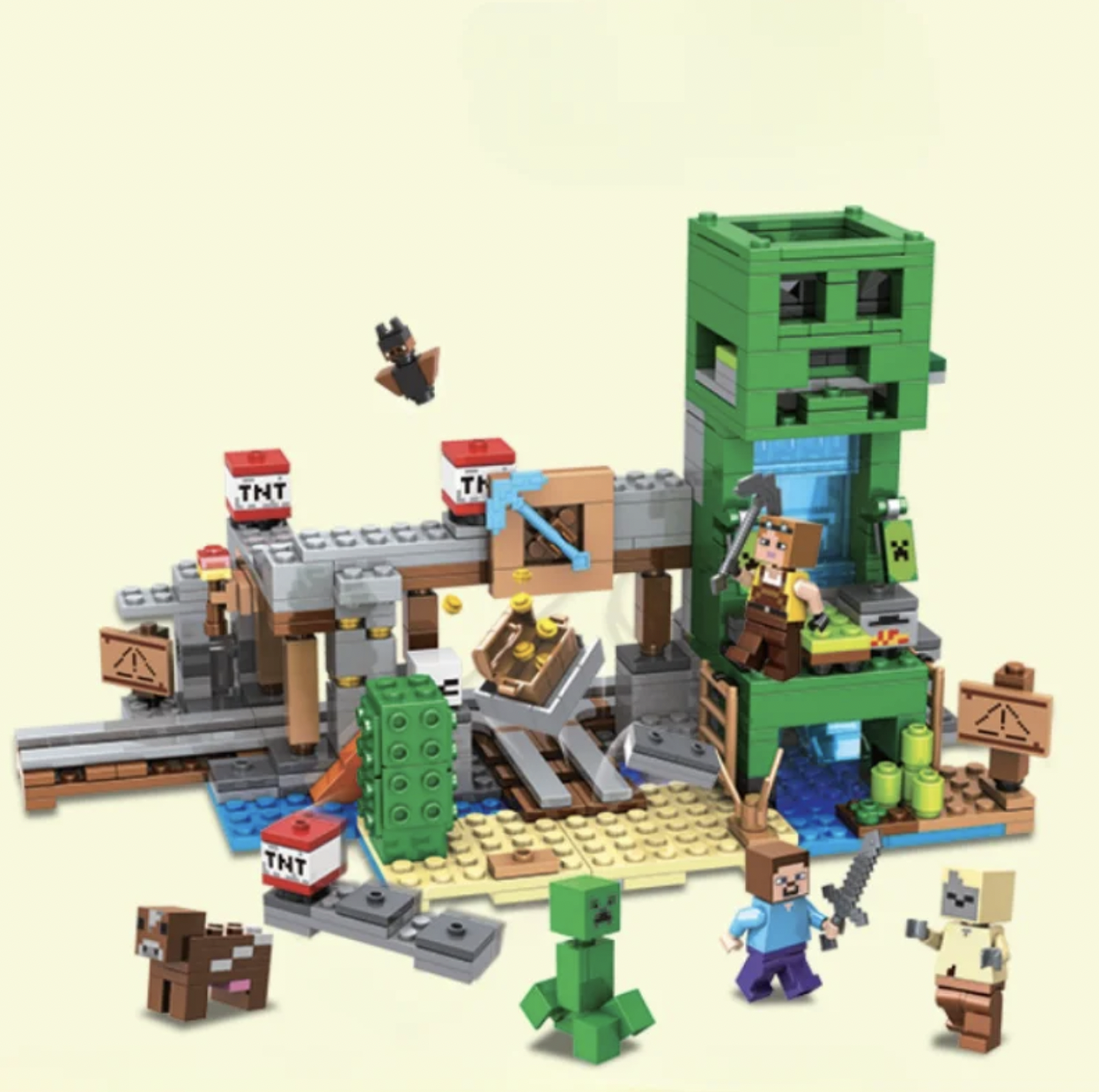 Конструктор My World Шахта крипера 643 деталей (AA8010) - фото 3 Конструктор My World Шахта крипера 643 деталей (AA8010) - фото 3