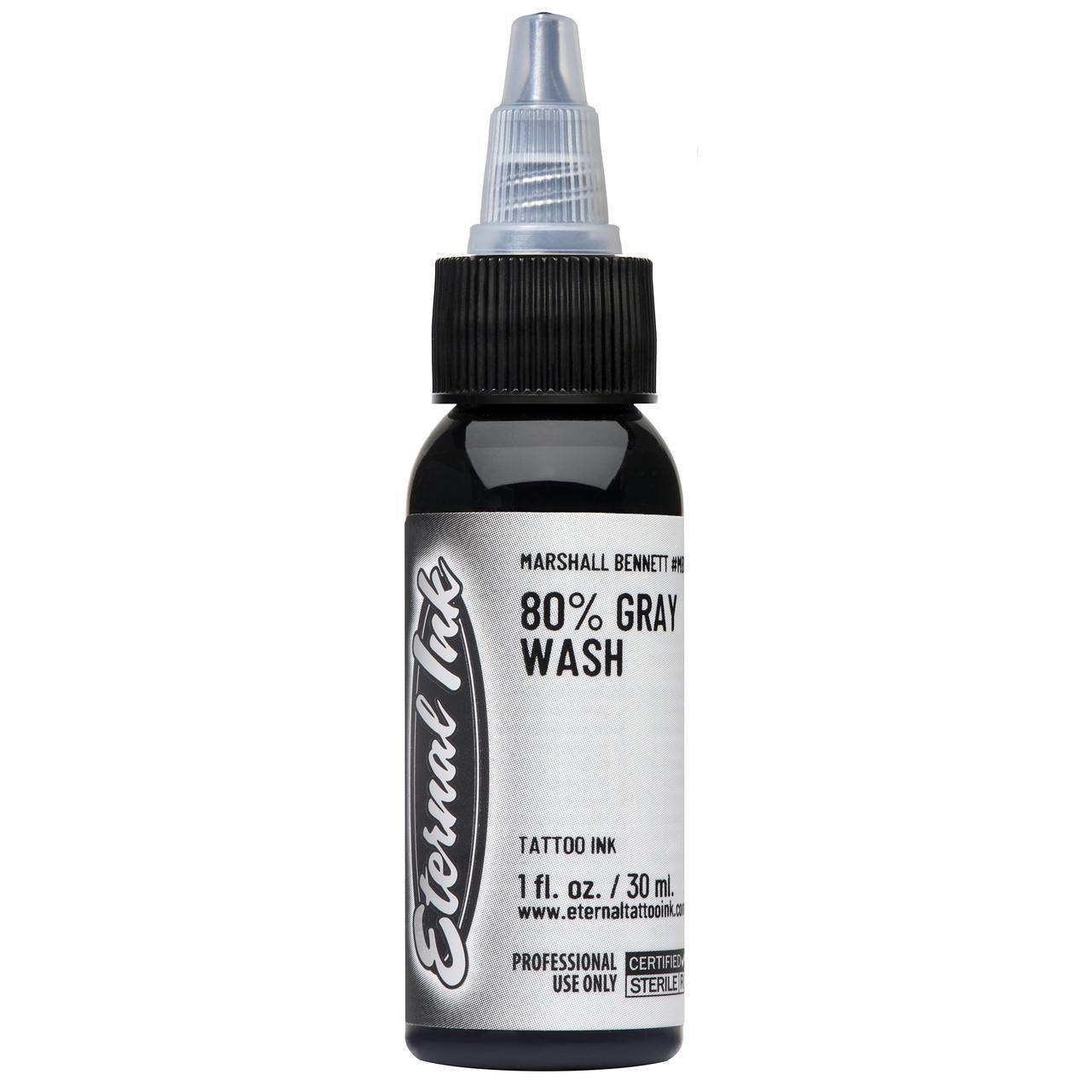 Тату краска Eternal Marshall Bennett Gray Wash 80% 30 мл