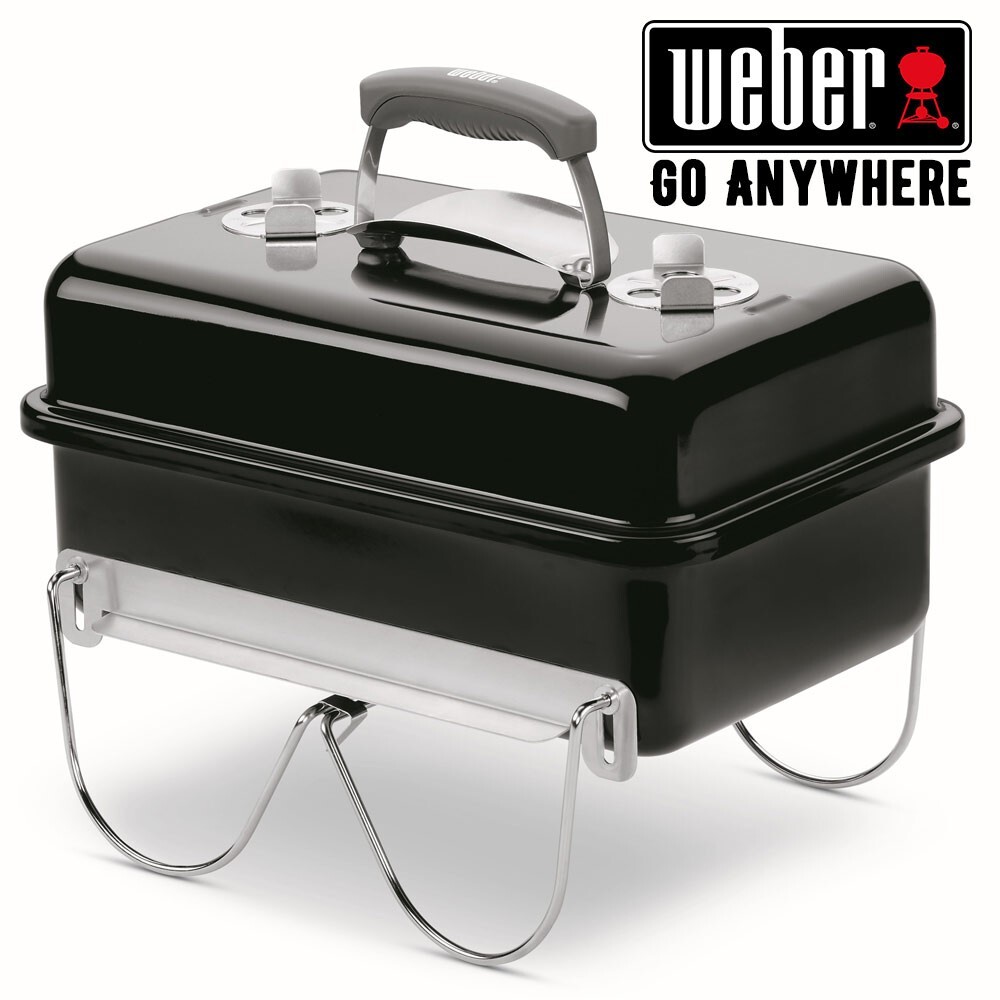 Гриль угольный Weber Go Anywhere Holzkohle 1131004 Черный - фото 2