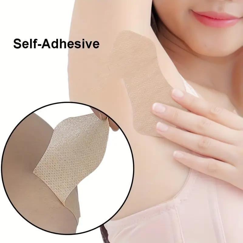 Пластыри на подмышки для поглощения пота/запаха/от пятен самоклеящиеся 10 шт. Бежевый (2789190542) - фото 3