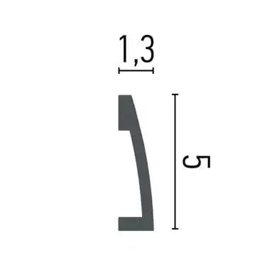 Плінтус дюрополімерний Grand Decor HCR 505 50x13x2000 мм (16828582) - фото 2