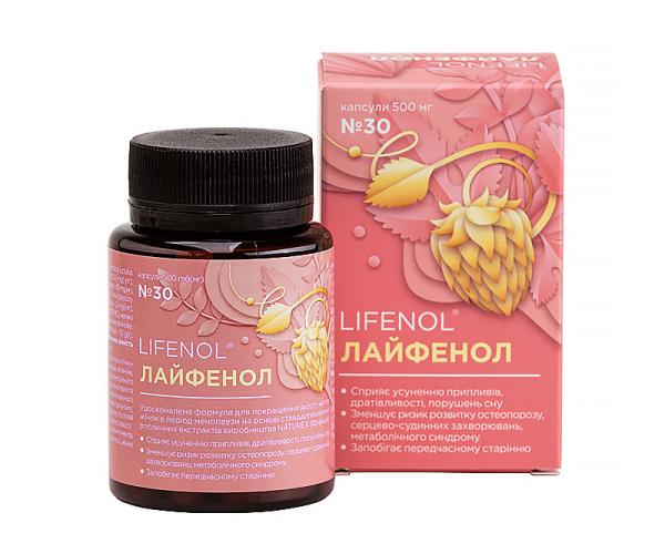 Лайфенол витамины для женского здоровья в период менопаузы 30 капсул